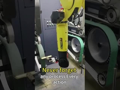 دستگاه سنگ زنی رباتیک 4000 میلی متری با 2 دستگاه سنگ زنی و 4 تسمه شنی