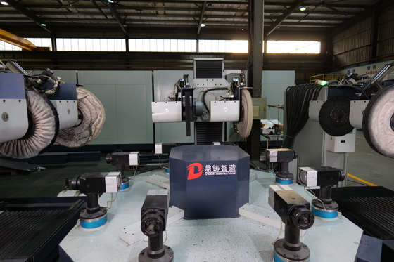خرید دستگاه پولیش رباتیک CNC 6 محوره چند ایستگاهی برای سنگ زنی فلز تولید آنلاین
