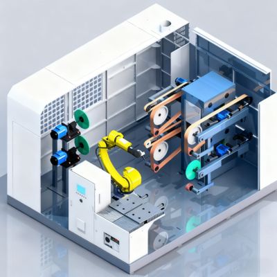 خرید Flexible Robotic Finishing System for Metal Castings Grinding Polishing and Deburring Automation Solution تولید آنلاین