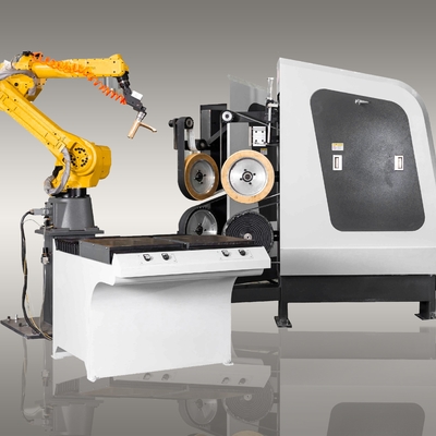 ماشین سنگ زنی رباتیک CNC برای شیرهای برنجی با موتور پله ای 1.5 کیلووات