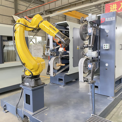 ماشین آسیاب CNC برای چکش و خط کش ماشین با بازوی رباتیک FUNAC