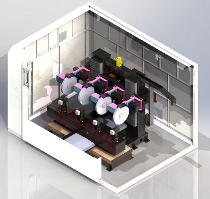 سیستم پولیش خودکار با دقت بالا، برای ماشین های پولیش CNC از لوله های مختلف خم شده استفاده می شود