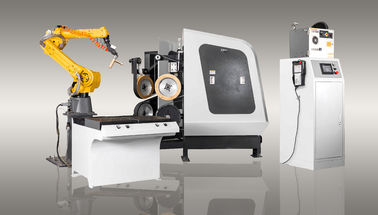 ماشین تراش CNC، ماشین پولیش در با بازوی رباتیک FUNAC