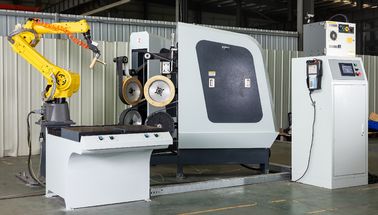 دستگاه CNC سیستم پرداخت روباتیک سطح مس برای شیرآلات آسیاب