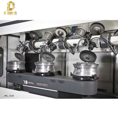 دستگاه پولیش رباتیک فولاد ضد زنگ 17KW PLC کنترل درام دستگاه پولیش برای آلومینیوم