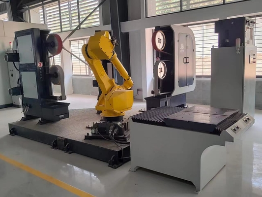 سیستم فرآوری فلز رباتیک با قابلیت CNC با جبران موقعیت سازگار و قابلیت های آسیاب دقیق